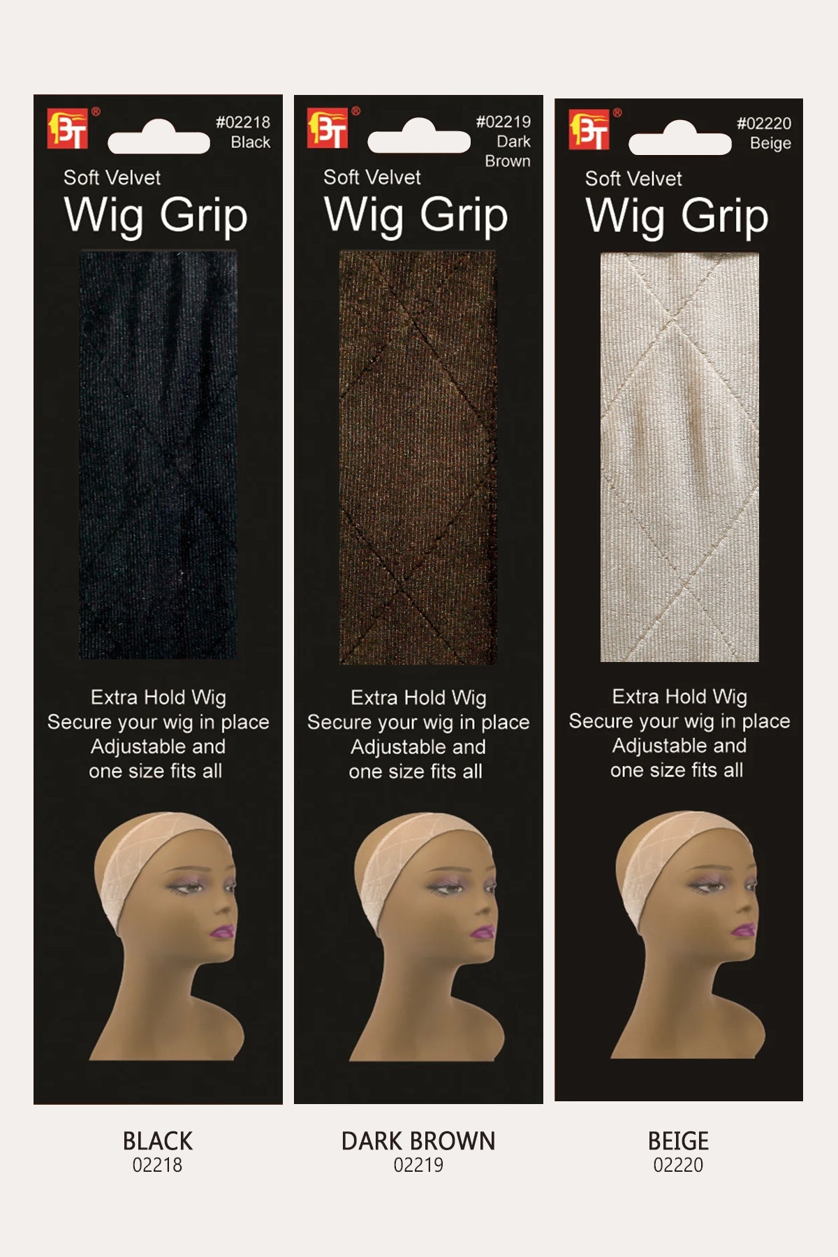 BEAUTY TOWN SOFT VELVET WIG GRIP - BSW BEAUTY CANADA