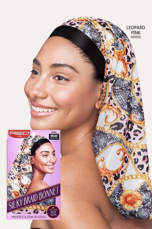 RED BY KISS DRAWSTRING SILKY BRAID BONNET - BSW BEAUTY CANADA