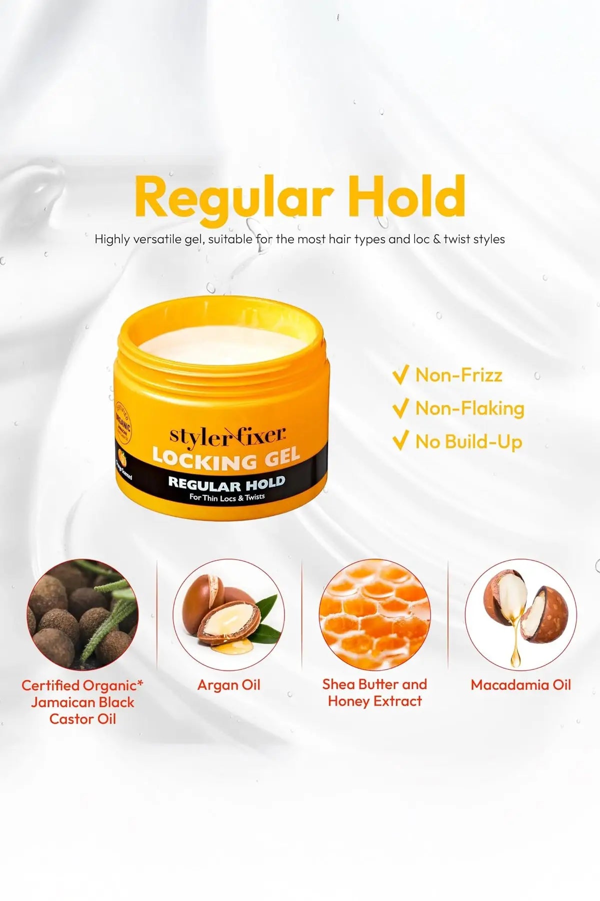 RED BY KISS STYLER FIXER LOCKING GEL & WAX