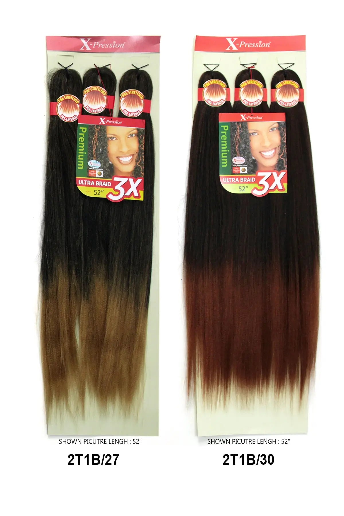 OUTRE 3X X-PRESSION PRE-STRETCHED ULTRA BRAID 52" OUTRE