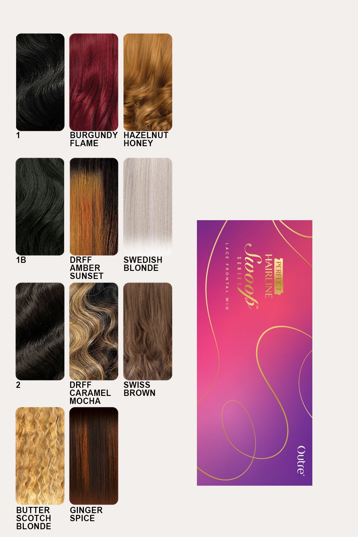 OUTRE PERFECT HAIRLINE SWOOP SERIES LACE FRONT WIG - SWOOP2 - BSW BEAUTY CANADA