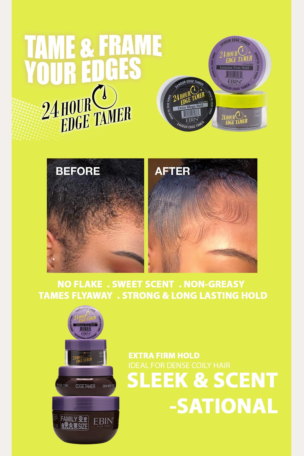 EBIN NEW YORK 24HOUR EDGE TAMER - EXTREME FIRM HOLD - BSW BEAUTY CANADA