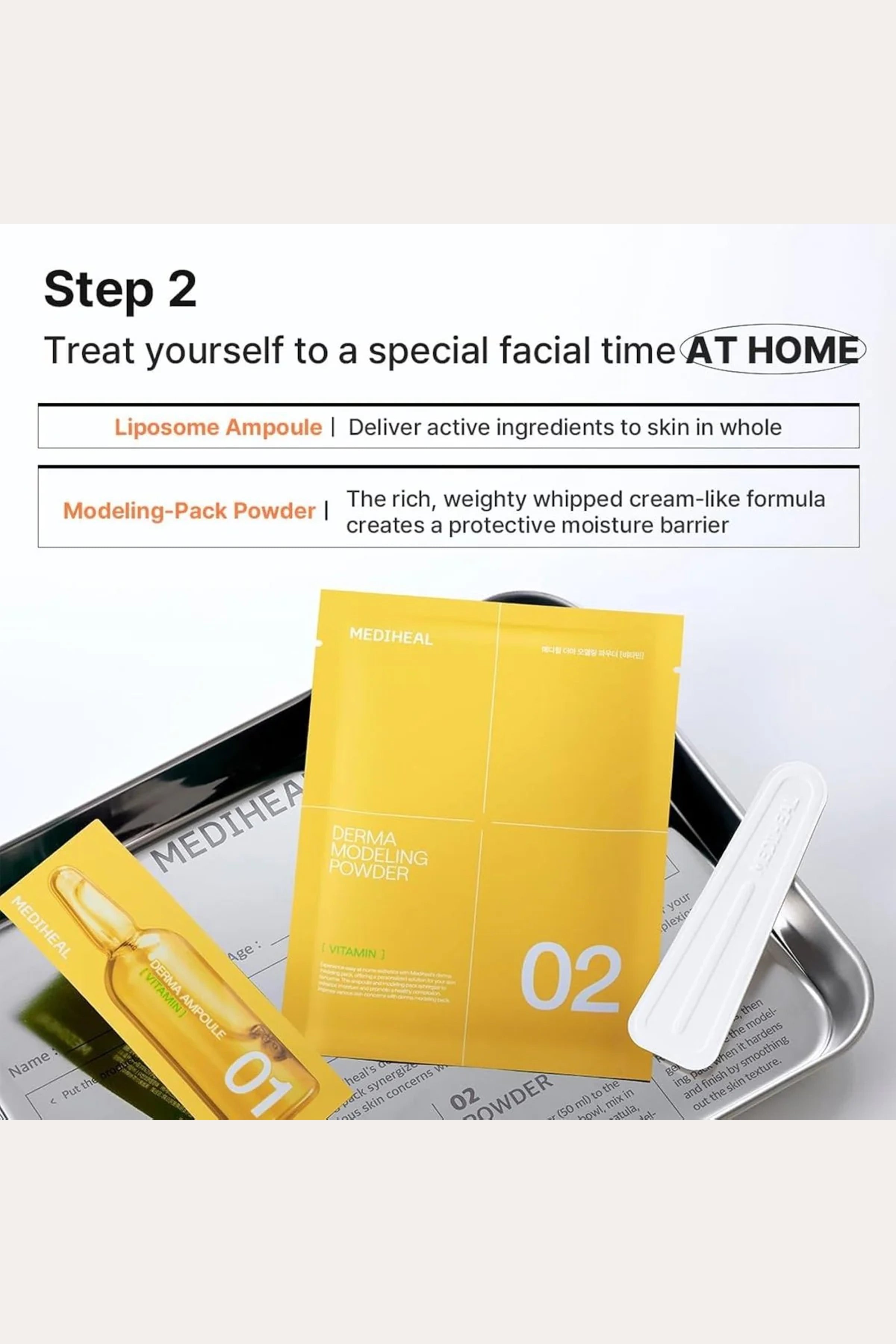 MEDIHEAL MASQUE MODELANT DERMA VITAMINE