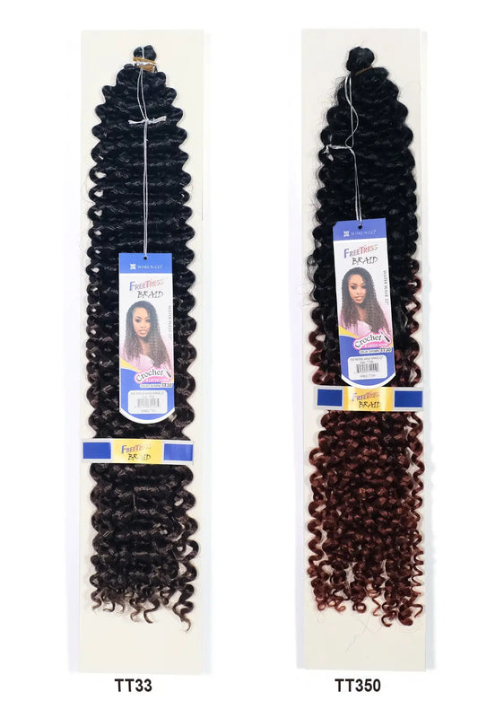 SHAKE N GO FREETRESS CROCHET BRAID  WATER WAVE 22" SHAKE N GO