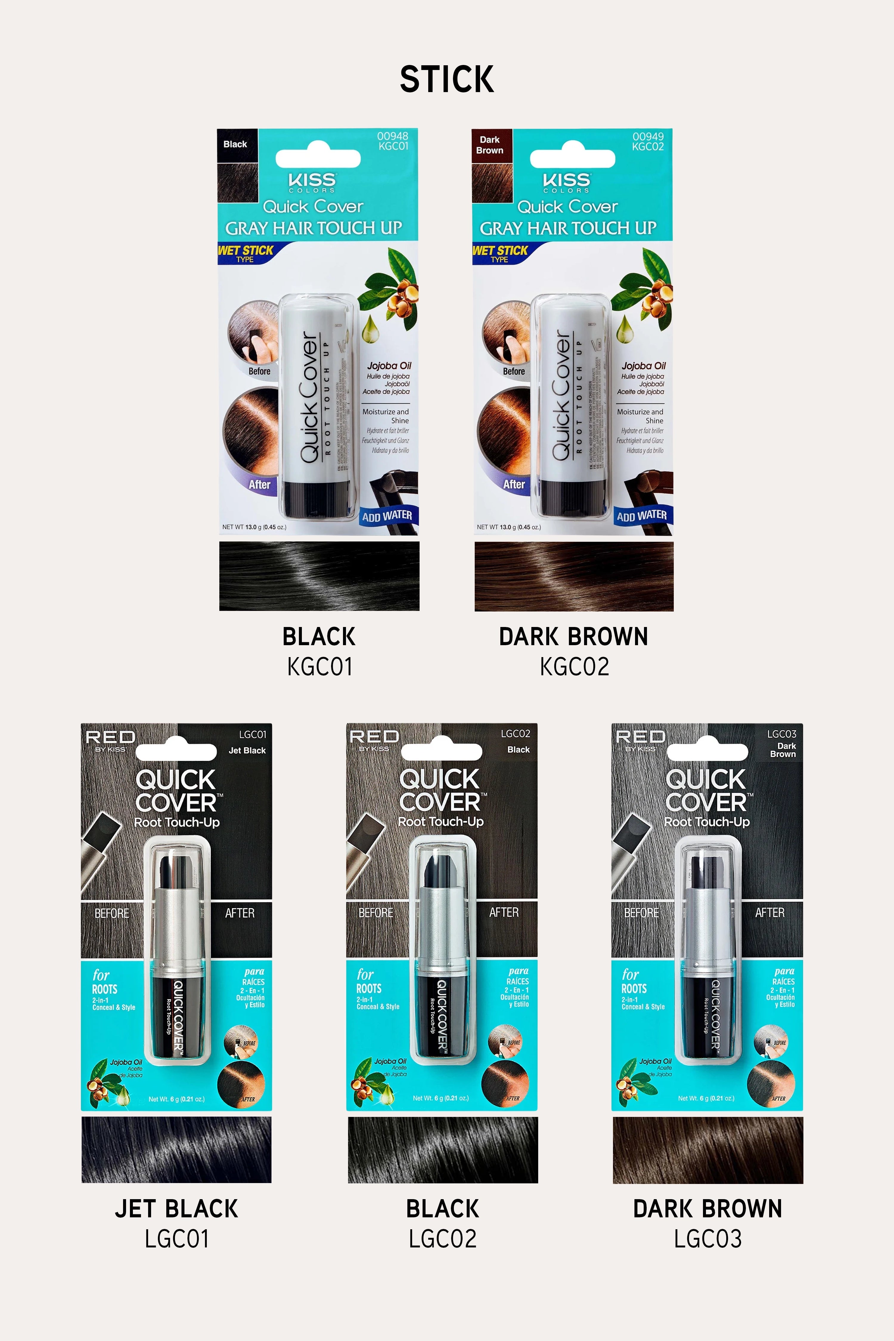 KISS COLORS QUICK COVER ROOT TOUCH UP
