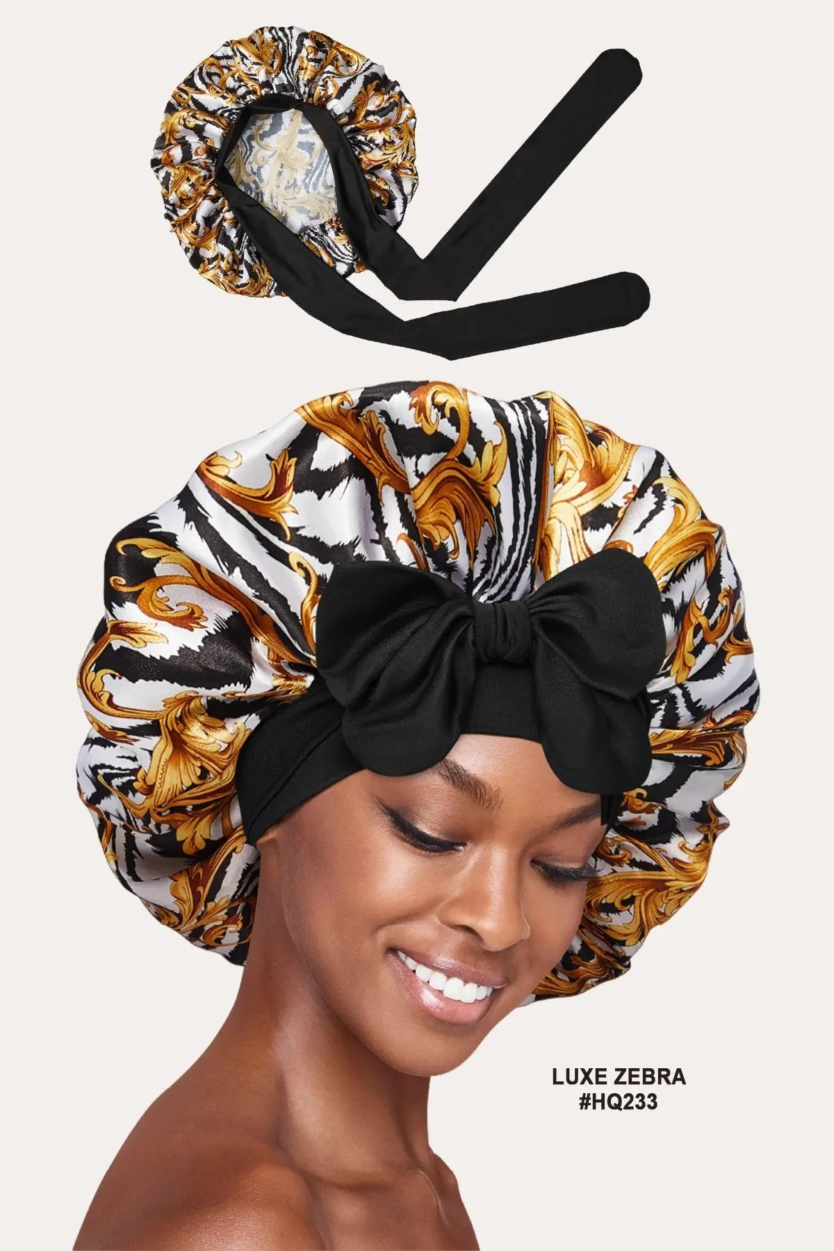 RED BY KISS ADJUSTABLE SATIN BONNET – X-LARGE RED BEAUTY