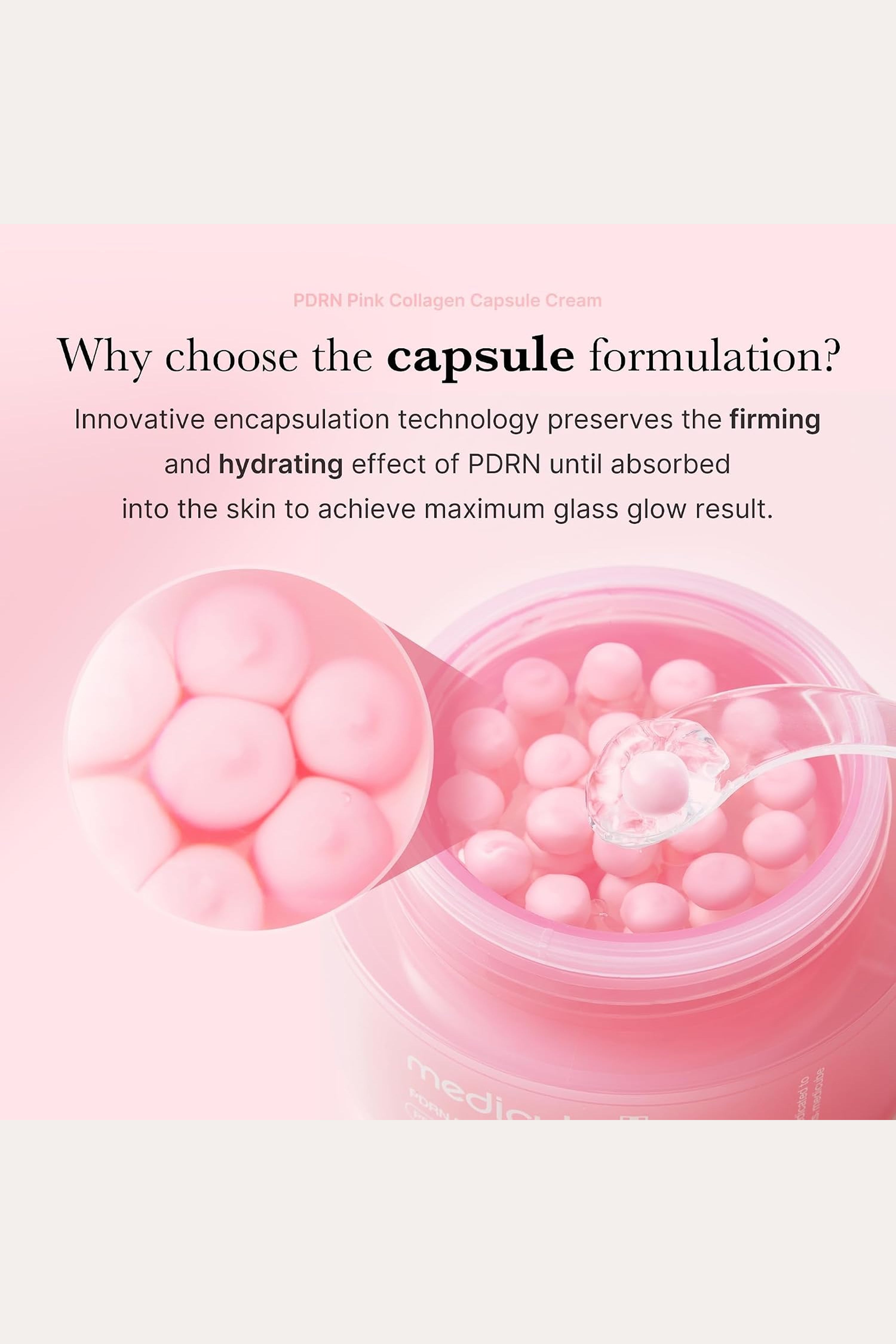 MEDICUBE CRÈME CAPSULE DE COLLAGÈNE ROSE AU PDRN