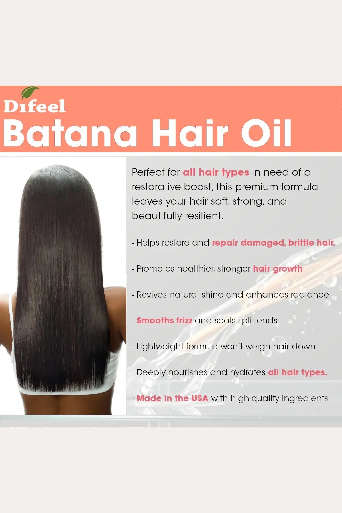 DIFEEL BATANA PREMIUM HAIR OIL DIFEEL