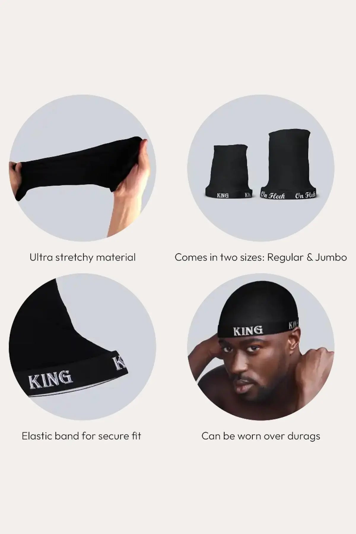 RED BY KISS FASHION WAVE CAP RED BEAUTY