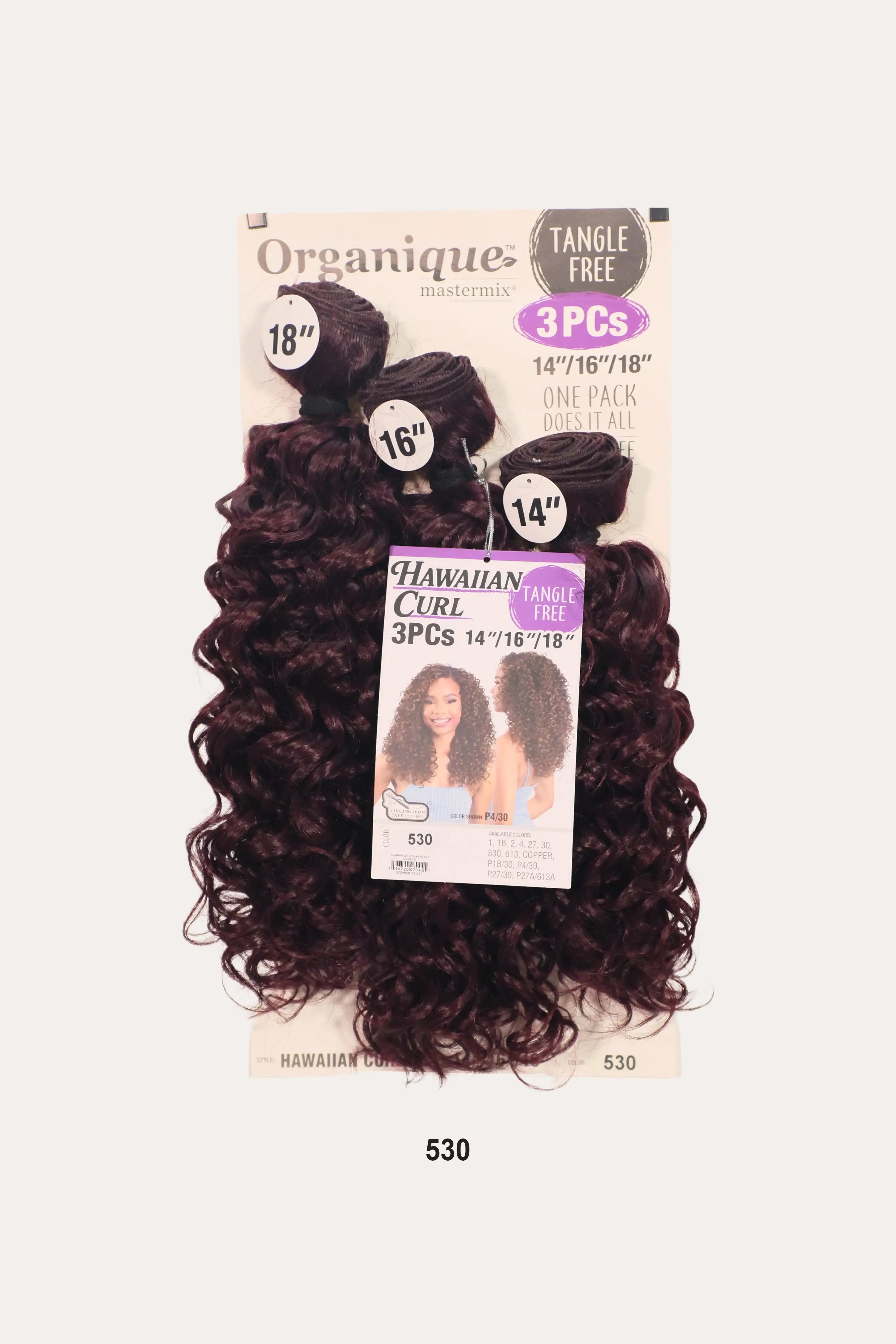 SHAKE N GO ORGANIQUE HAWAIIAN CURL 3PCS (14" 16" 18") SHAKE N GO