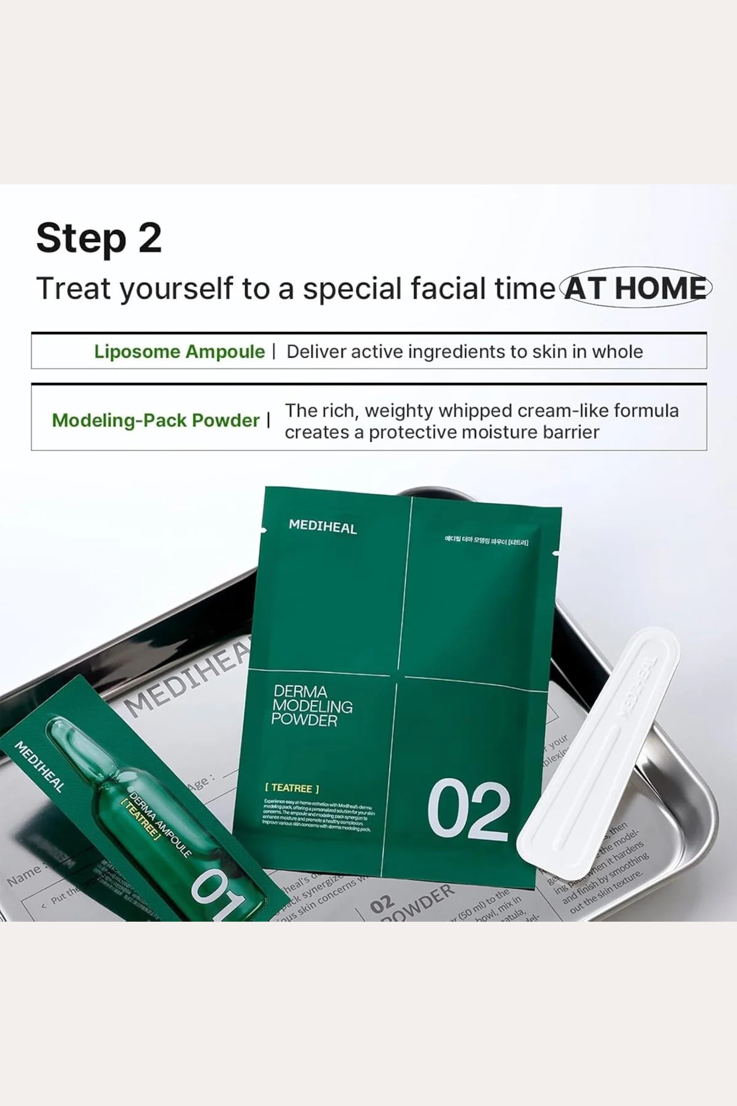 MASQUE MODELANT DERMA MEDIHEAL ARBRE À THÉ