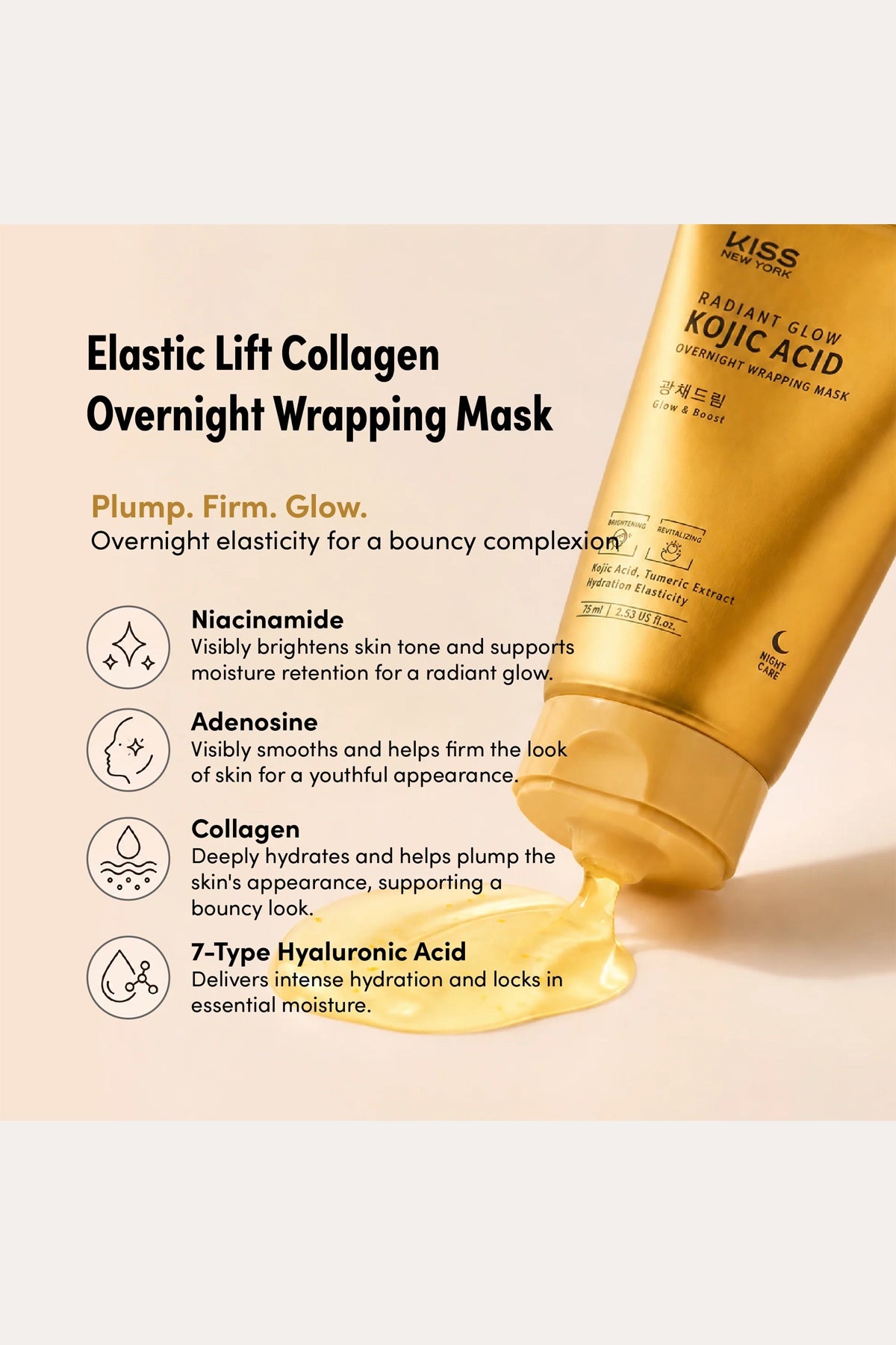 KISS NEW YORK OVERNIGHT WARPPING MASK