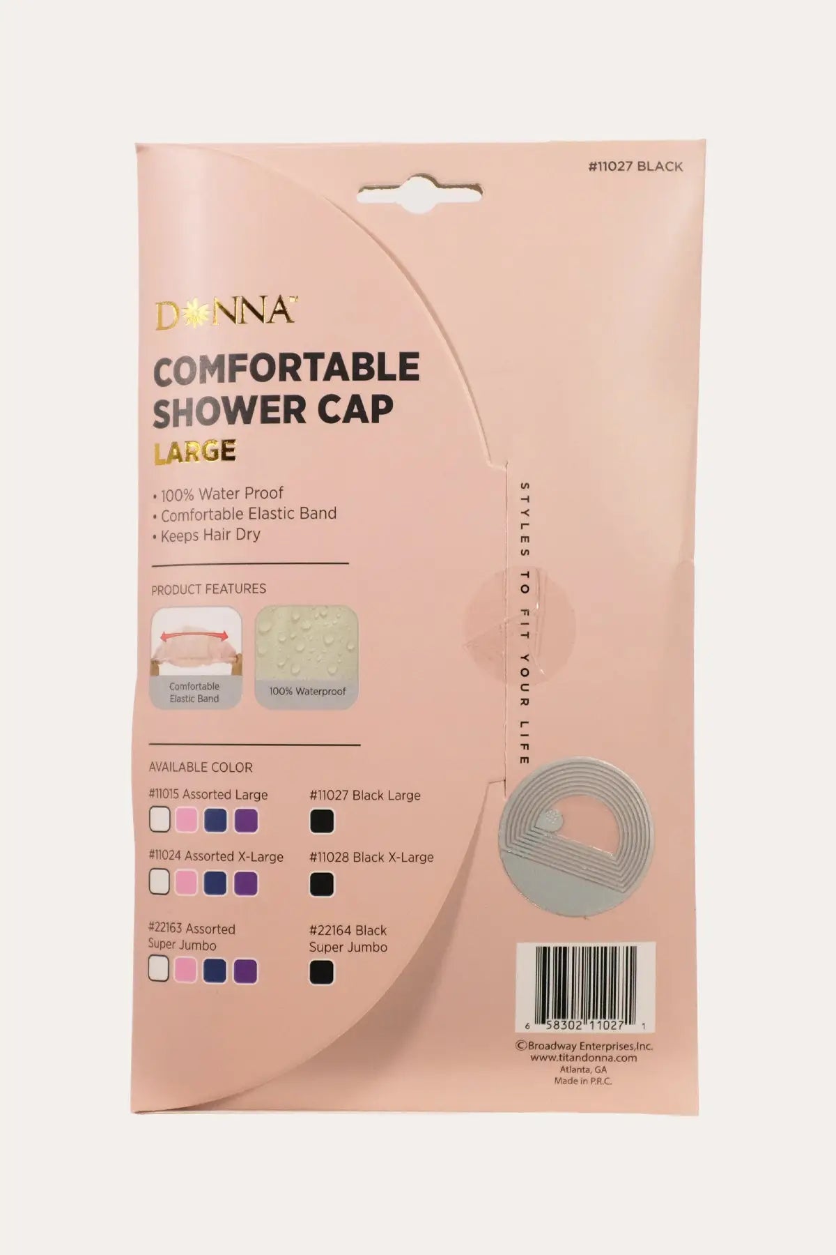 DONNA COMFORTABLE SHOWER CAP L DONNA