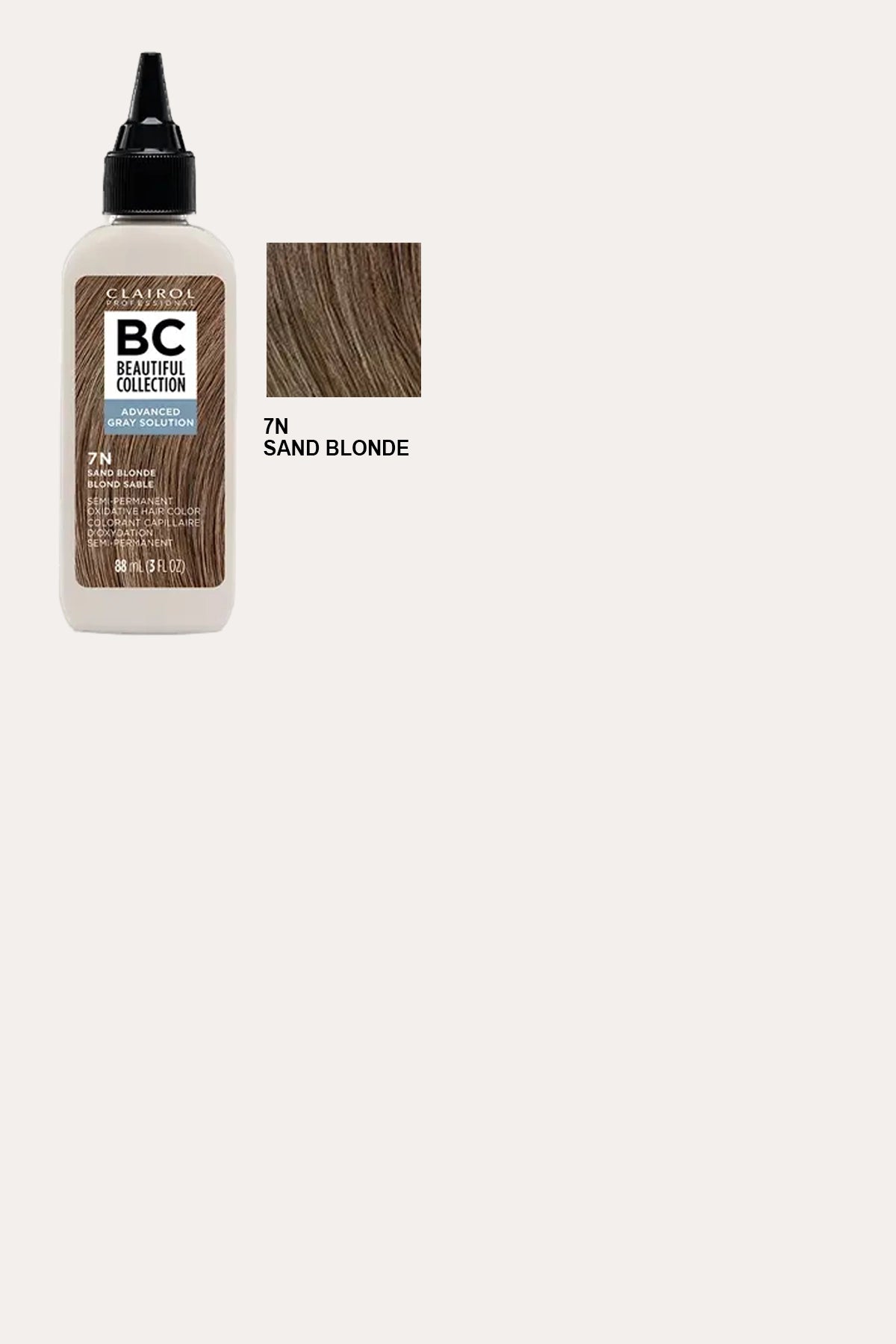 CLAIROL PROFESSIONAL BEAUTIFUL COLLECTION COLORATION SEMI-PERMANENTE POUR CHEVEUX GRIS - 8 COULEURS 88 ml