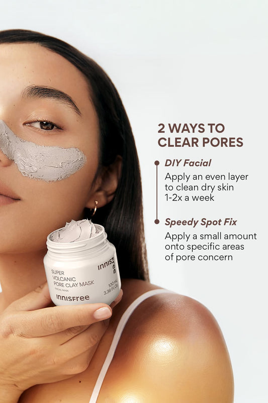 INNISFREE SUPER VOLCANIC PORE CLAY MASK (100ml) - BSW BEAUTY CANADA