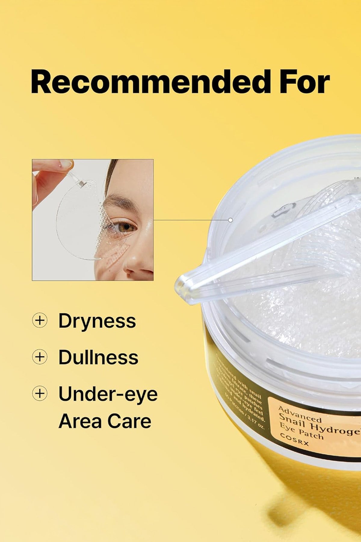 COSRX ADVANCED SNAIL HYDROGEL EYE PATCH 60PCS - BSW BEAUTY CANADA