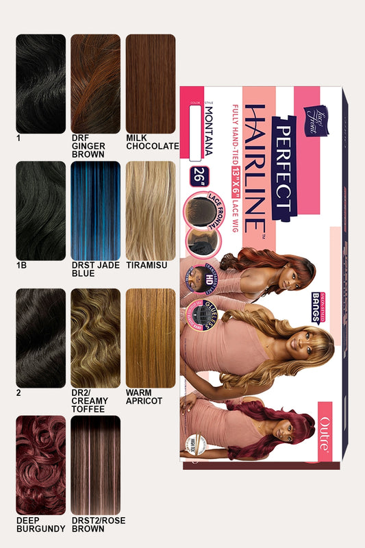 OUTRE PERFECT HAIRLINE 13X4 HAND-TIED LACE FRONT WIG - MONTANA - BSW BEAUTY CANADA