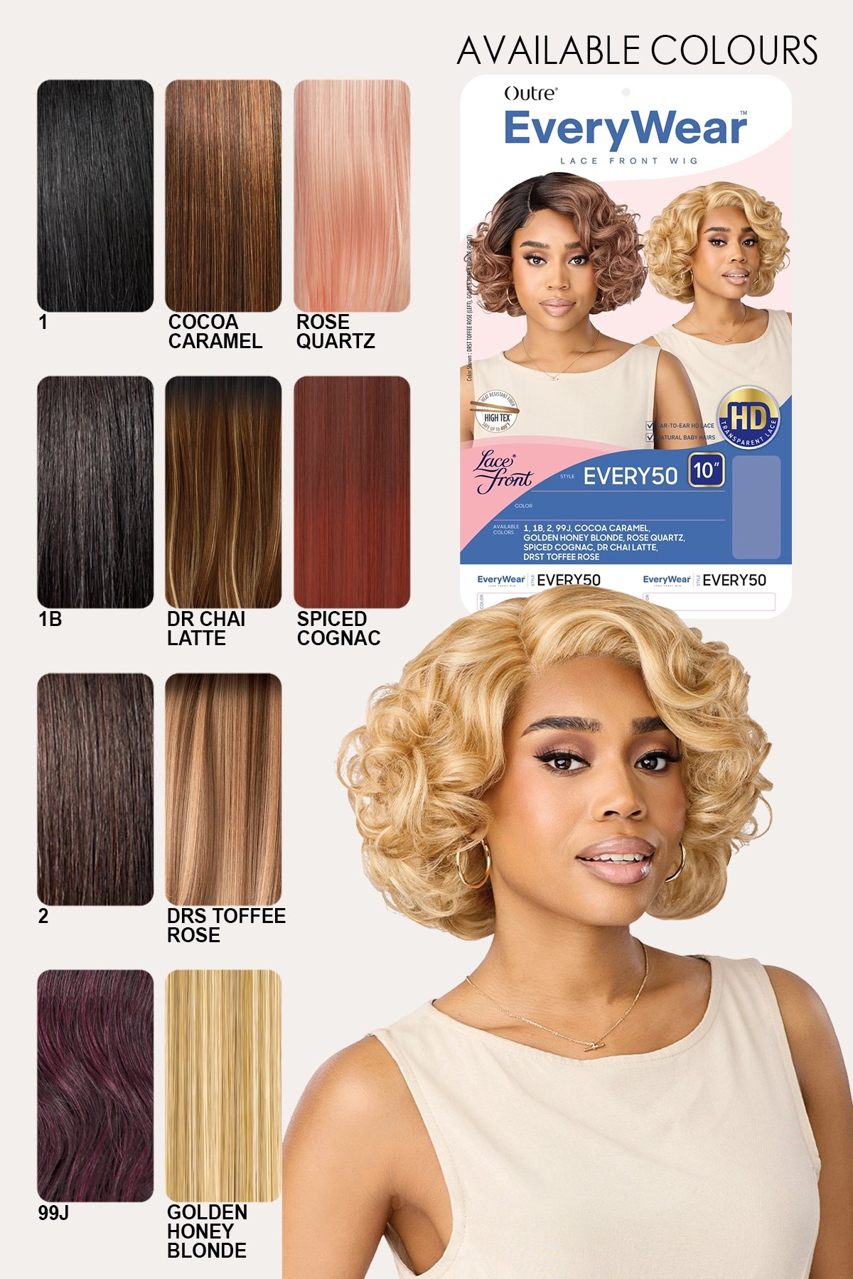 OUTRE EVERY WEARLACE FRONT WIG - EVERY 50