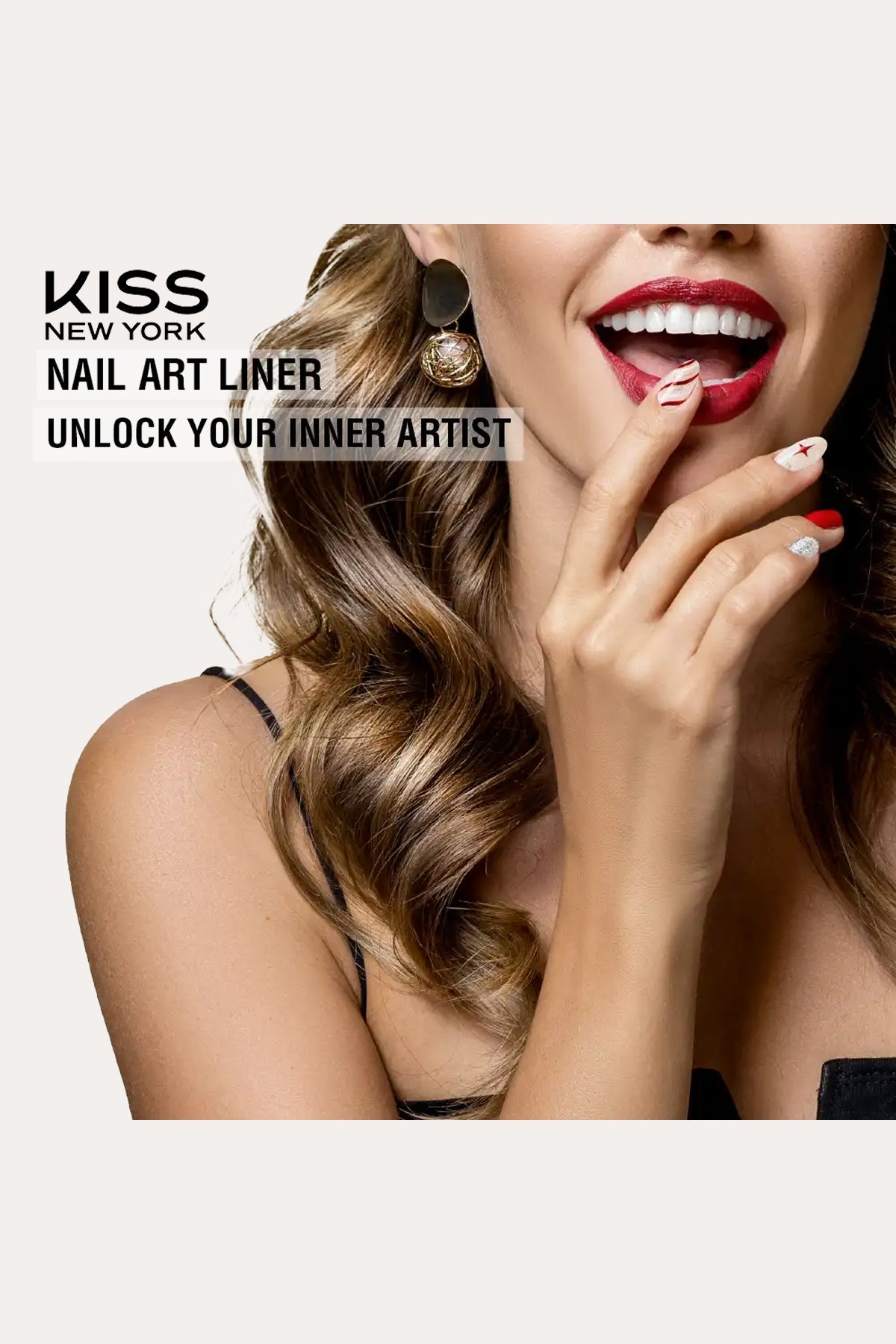 [완료] KISS NEW YORK PRECISION BRUSH NAIL ART LINER KISS NEW YORK