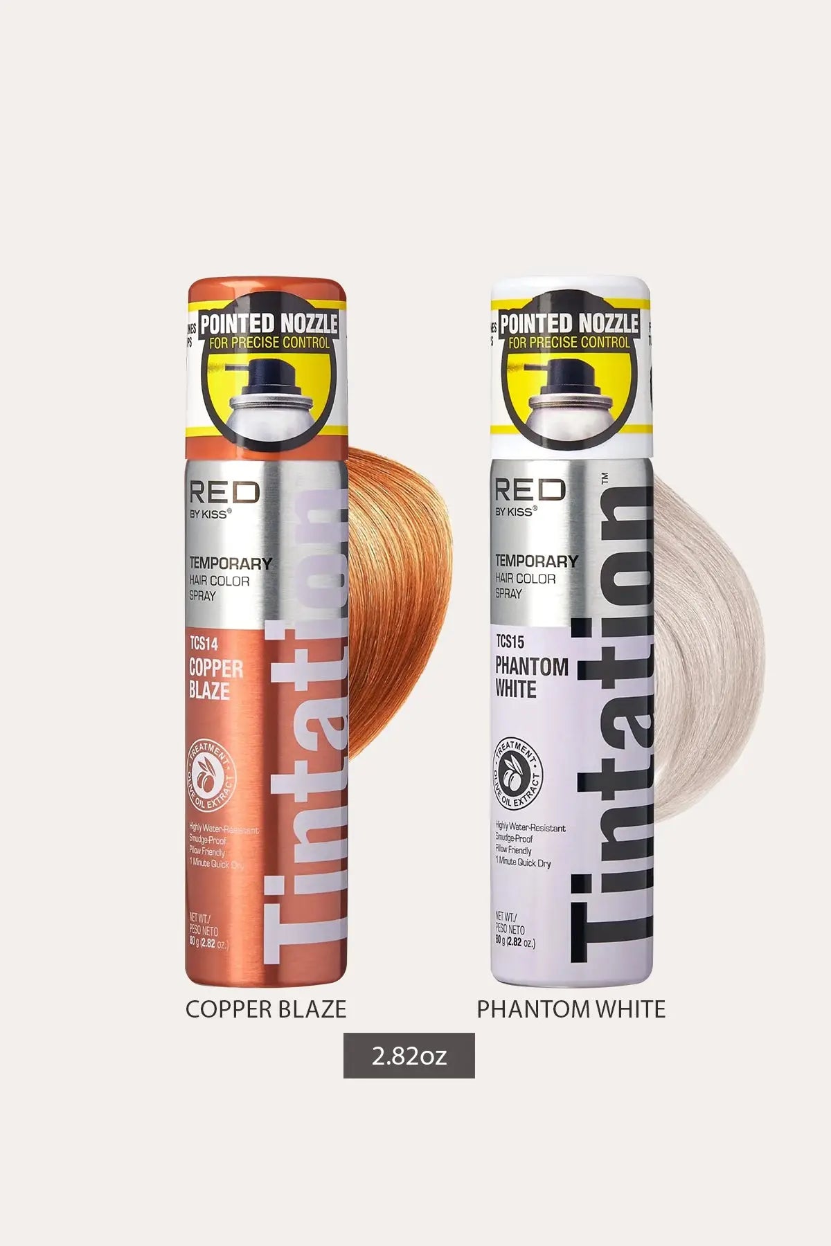 KISS NEW YORK TINTATION TEMPORARY HAIR COLOR SPRAY - 13 COLORS - BSW BEAUTY CANADA