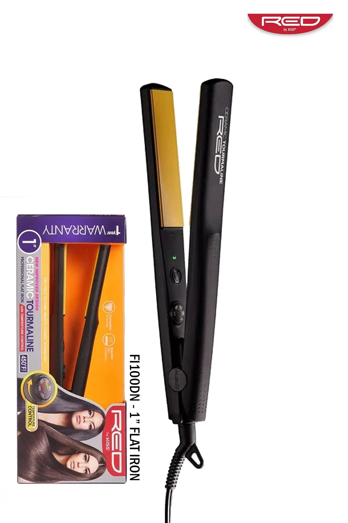 Red Flat Iron By Kissnull