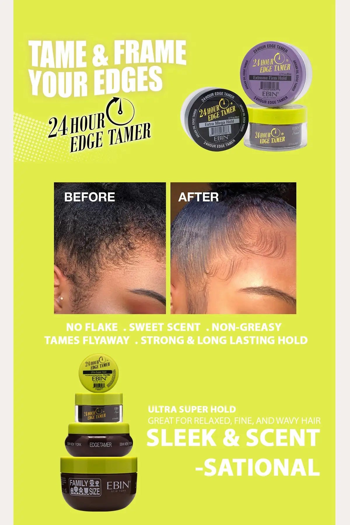 EBIN NEW YORK 24HOUR EDGE TAMER - ULTRA SUPER HOLD - BSW BEAUTY CANADA