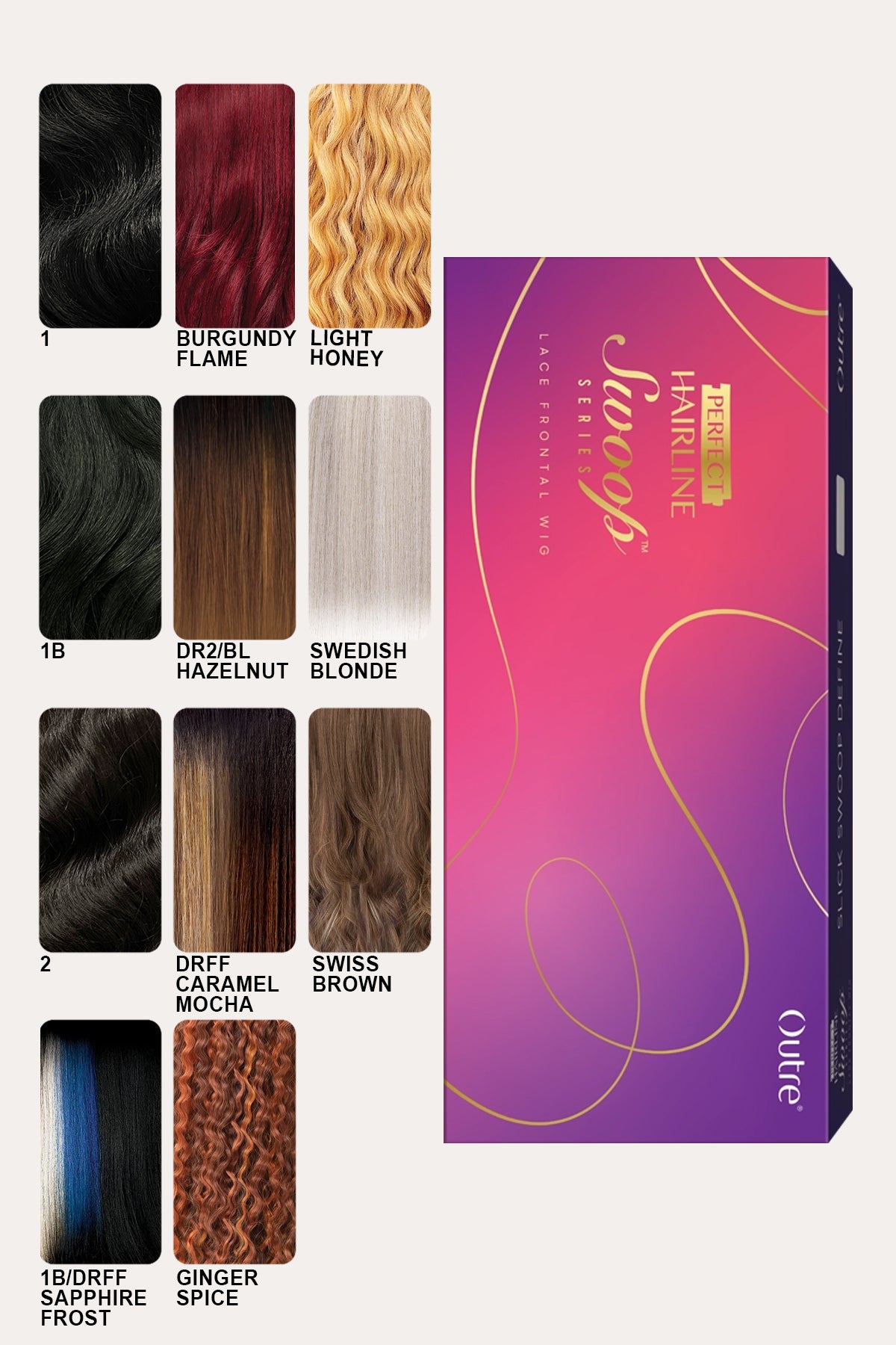 OUTRE PERFECT HAIRLINE SWOOP SERIES LACE FRONTAL WIG - SWOOP 8 - BSW BEAUTY CANADA