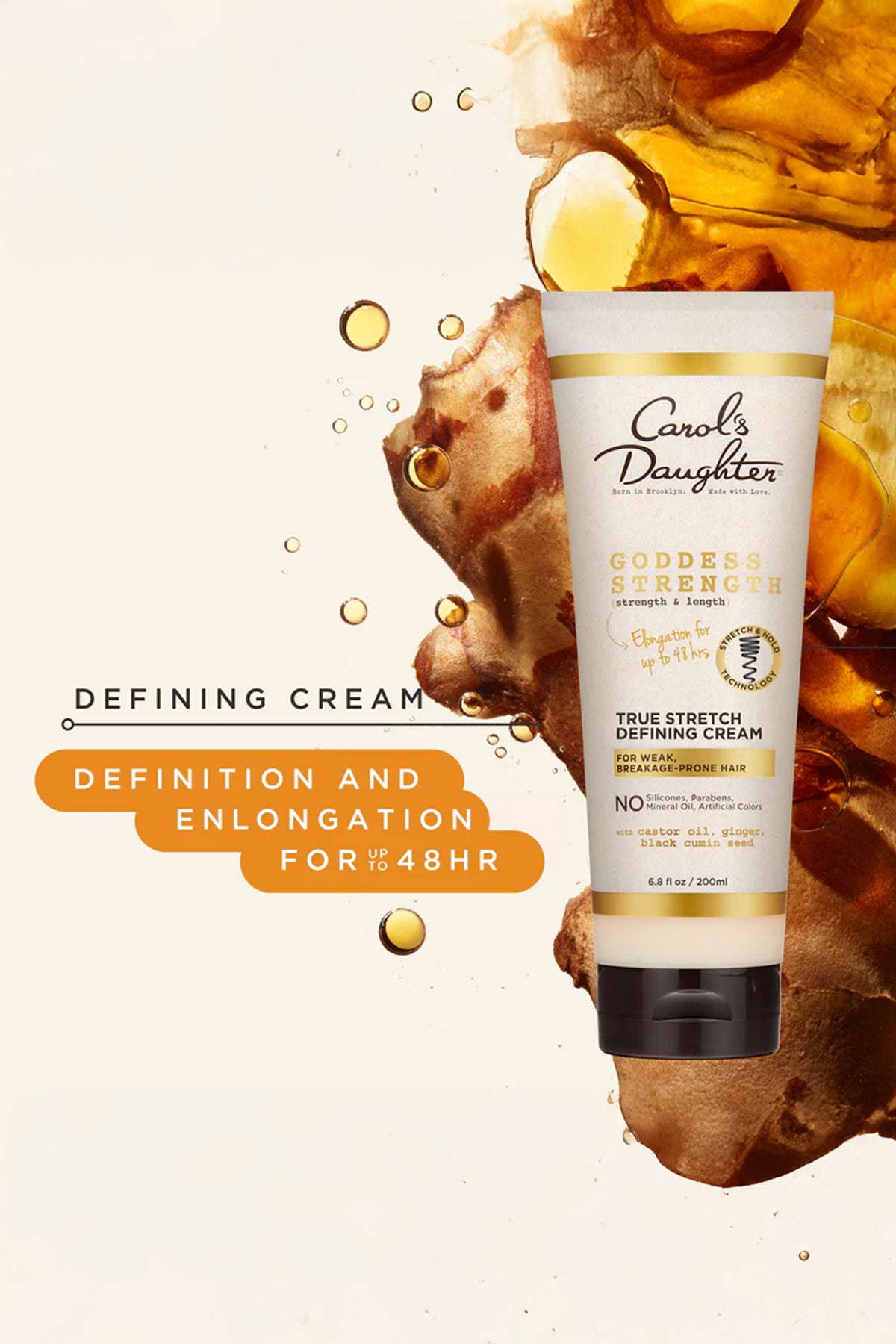 CAROLS DAUGHTER GODDESS STRENGTH TRUE STRETCH DEFINING CREAM 6.8oz