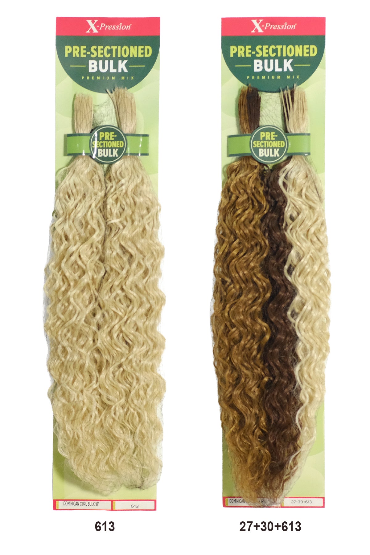 OUTRE X-PRESSION PRE - SECTIONED DOMINICAN CURL BULK 18