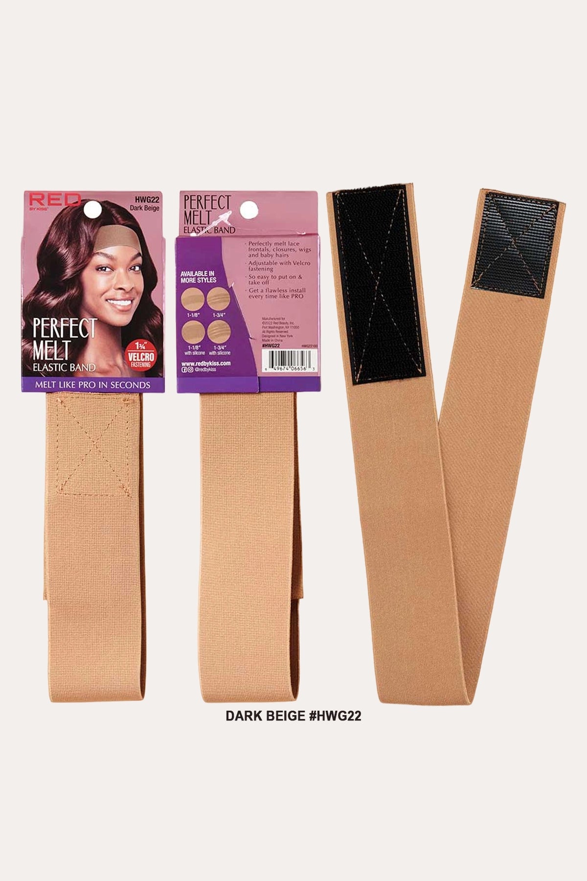 RED BY KISS PREMIUM ELASTIC WIG BAND - WIDE