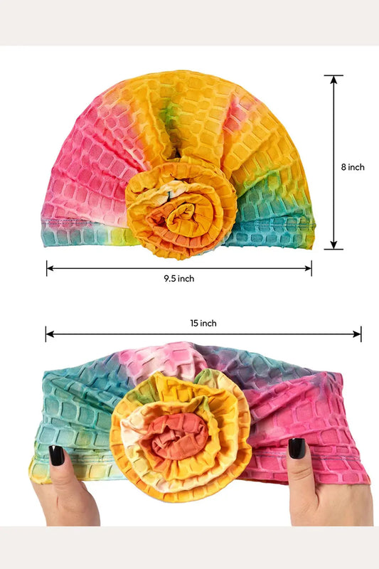 RED BY KISS TEXTURED TOP KNOT TURBAN RED BEAUTY