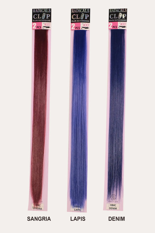HAIR COUTURE HUMAN HAIR BLEND REDICAL CLIP-IN 2PC 18" HAIR COUTURE
