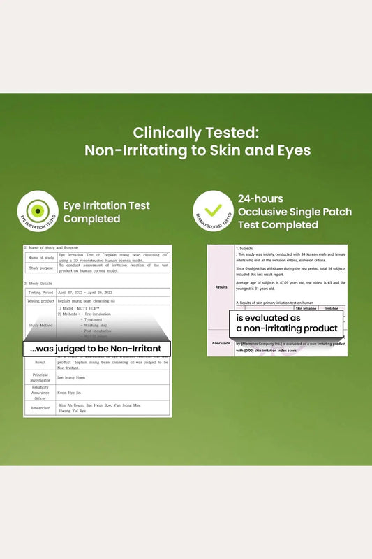 BEPLAIN MUNG BEAN CLEANSING OIL - Perfect for Sensitive Skin BEPLAIN