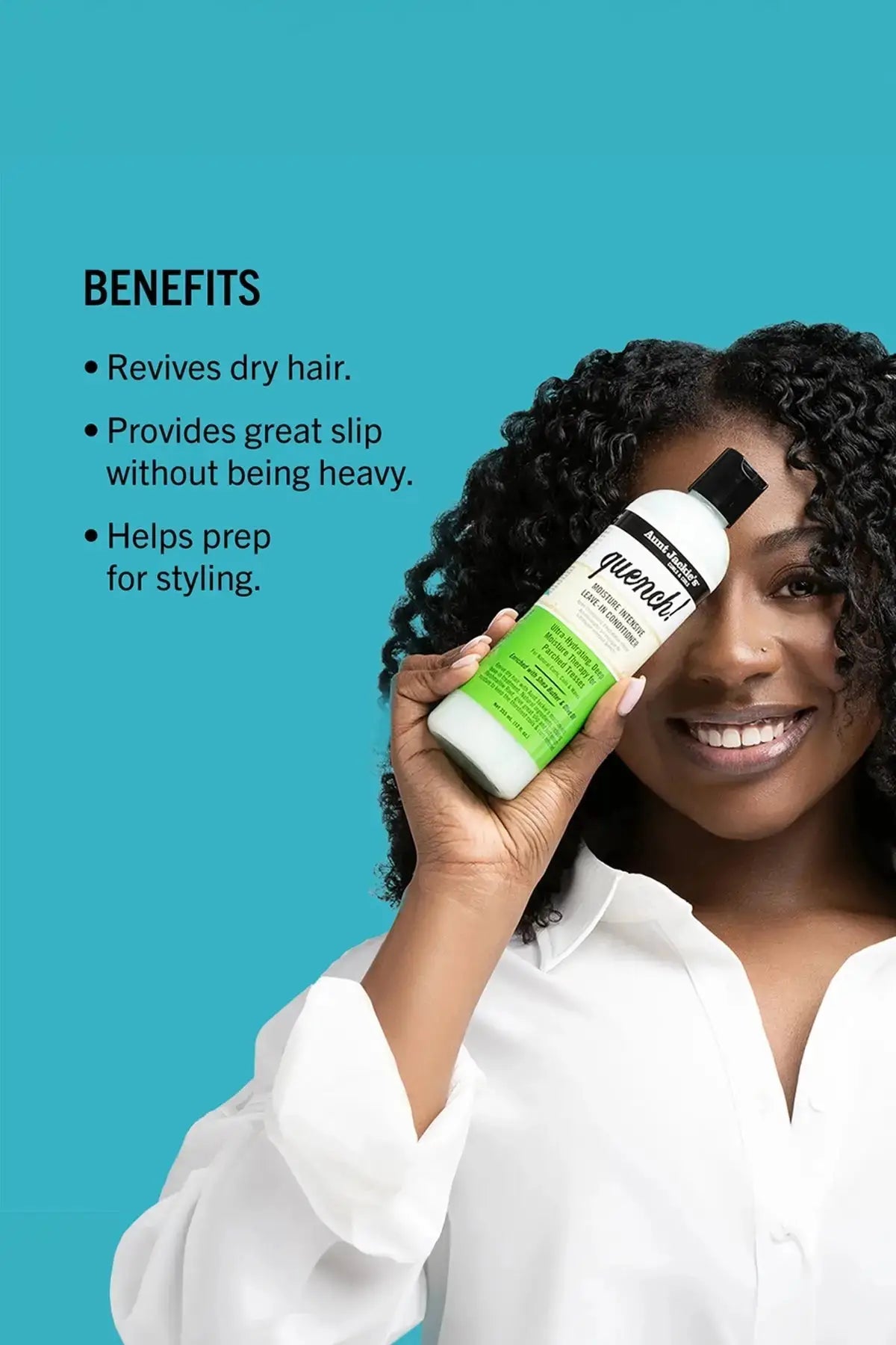 AUNT JACKIES QUENCH! MOISTURE INTENSIVE LEAVE-IN CONDITIONER AUNT JACKIE'S