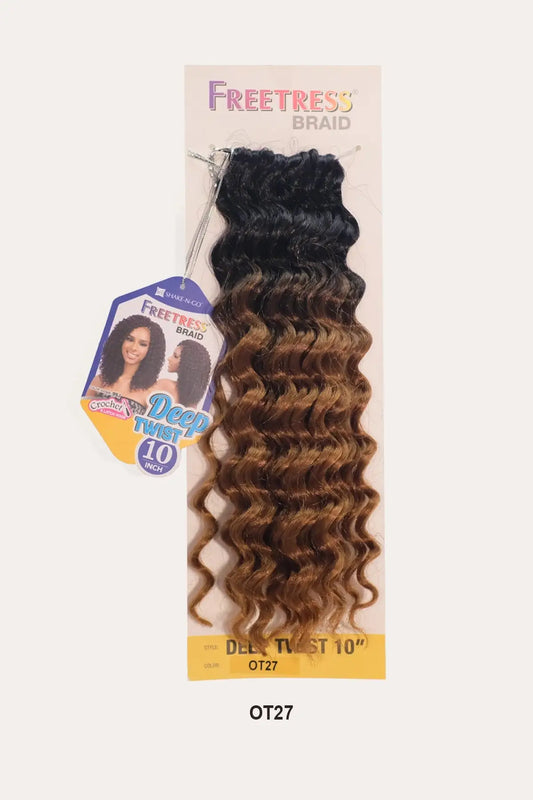 SHAKE N GO FREETRESS CROCHET BRAID  DEEP TWIST 10" - BSW BEAUTY CANADA