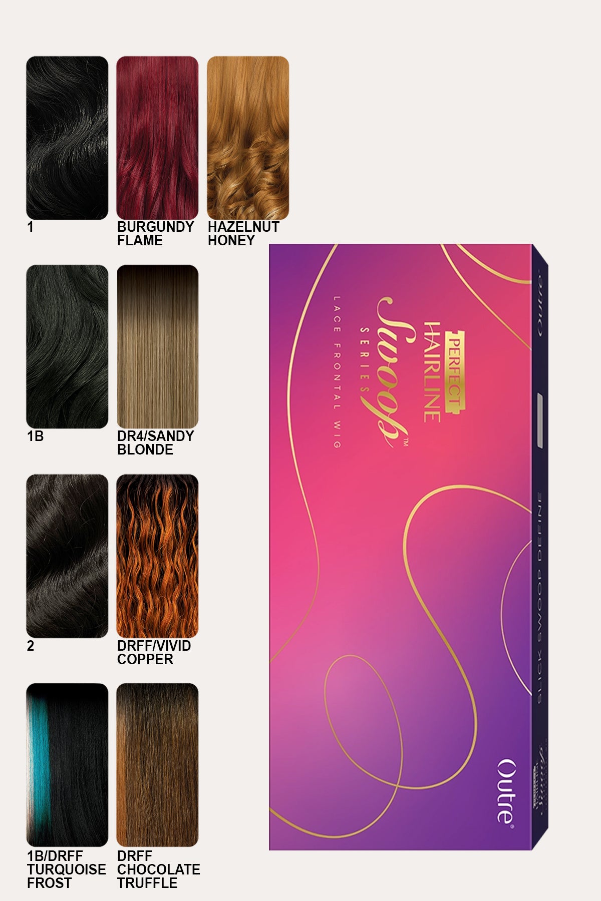 OUTRE PERFECT HAIRLINE SWOOP SERIES 13X4 LACE FRONT WIG - SWOOP 10 - BSW BEAUTY CANADA