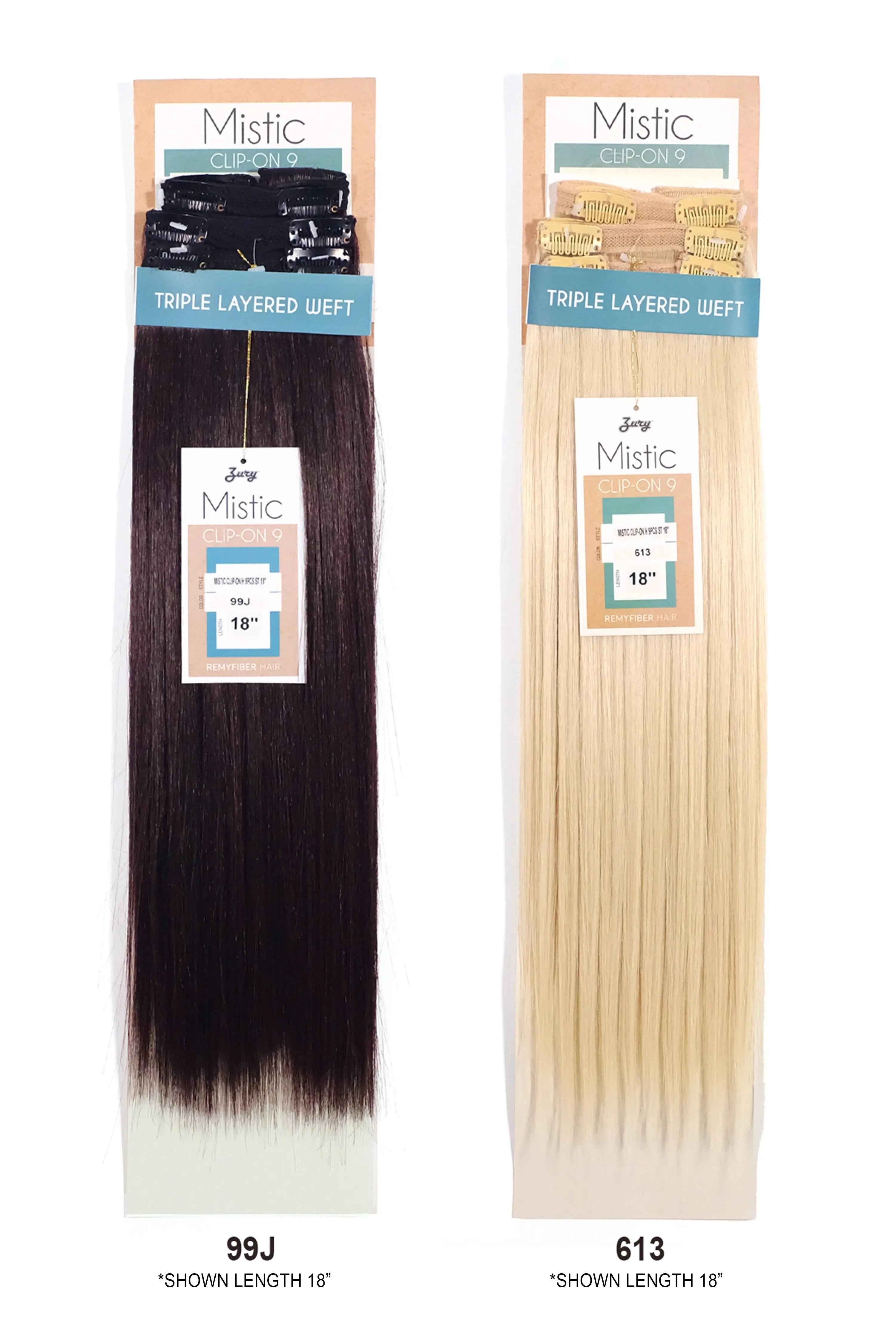 ZURY MISTIC CLIP-ON WEAVE 22 9PC 22" ZURY