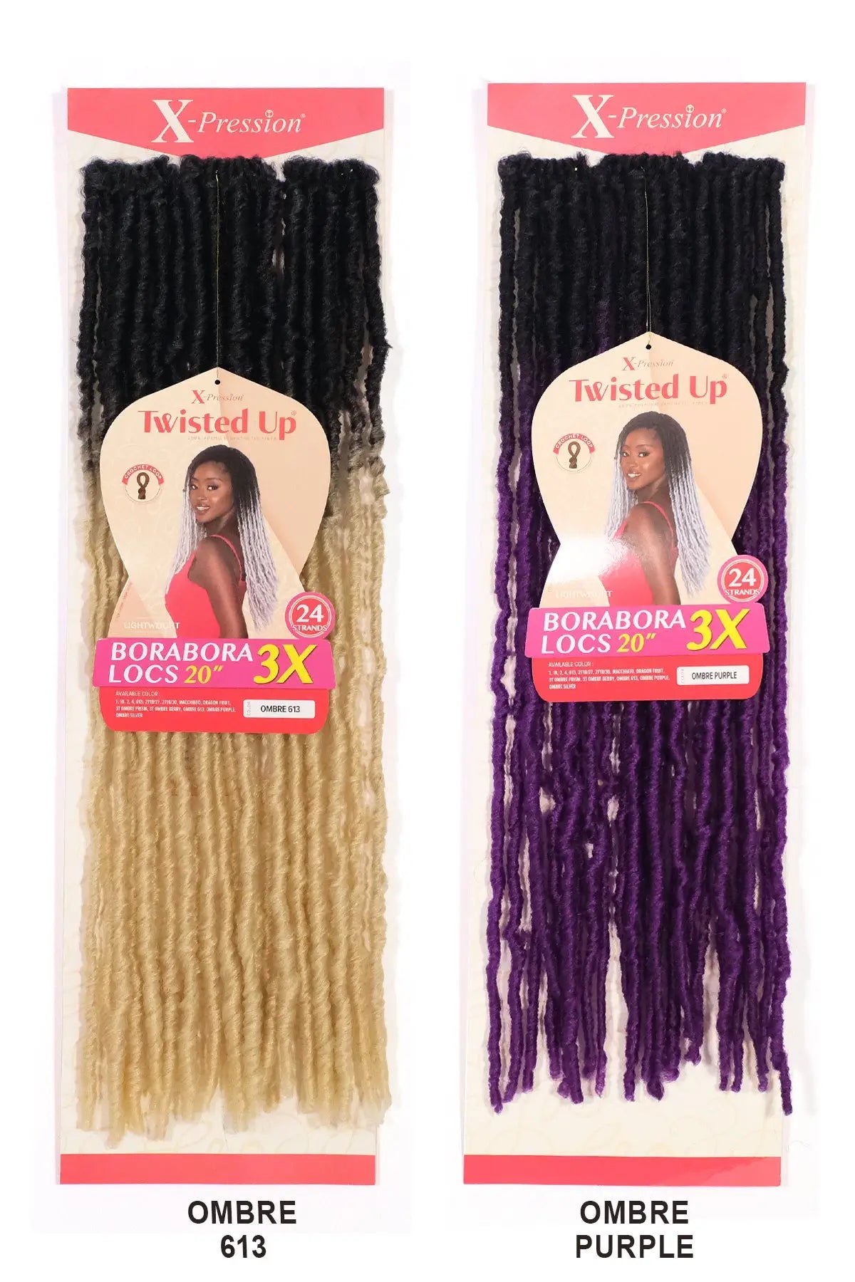 OUTRE X-PRESSION TWISTED UP 3X BORABORA LOCS 20" OUTRE