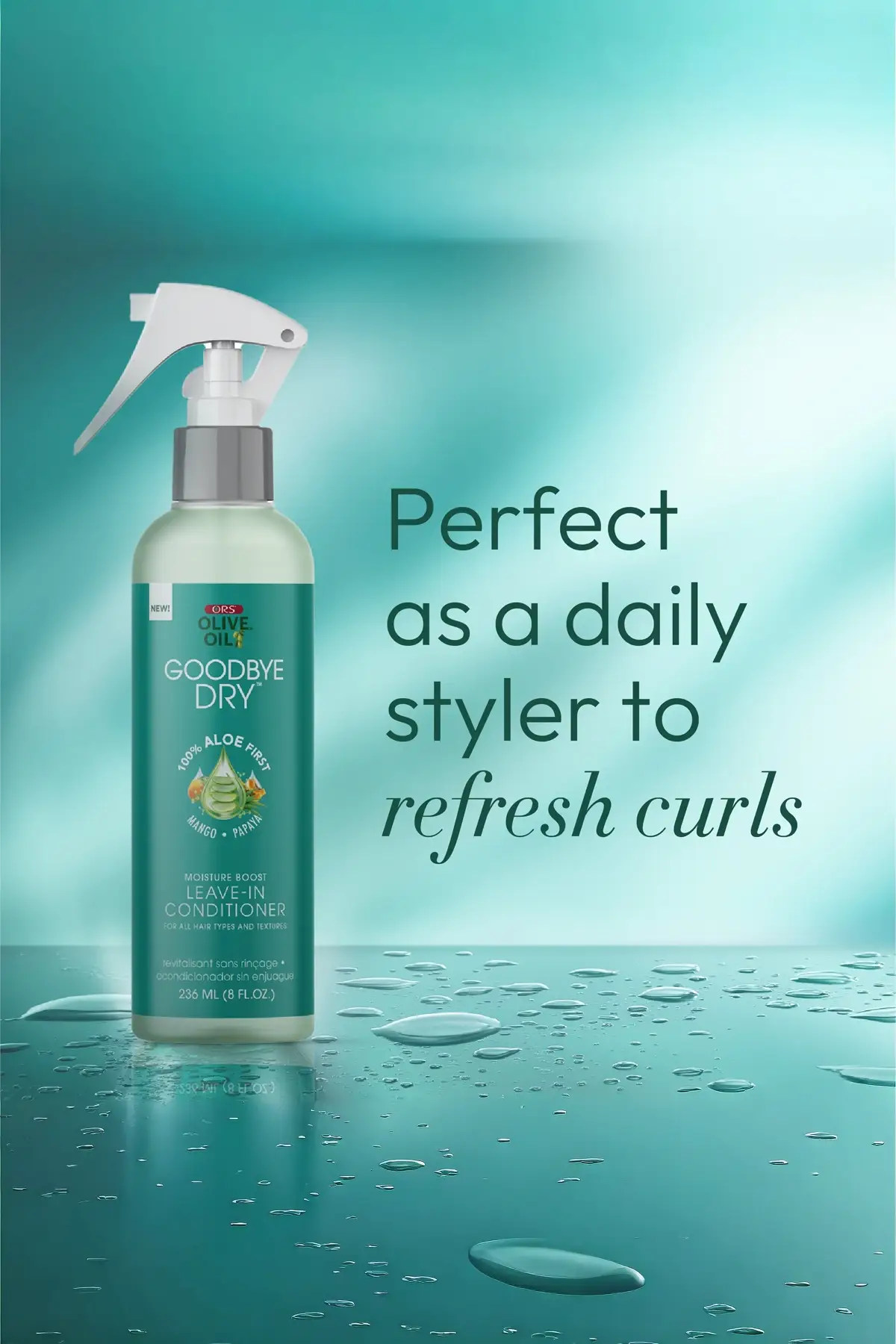 ORS OLIVE OIL GOODBYE DRY MOISTURE BOOST LEAVE-IN CONDITIONER 8oz ORS