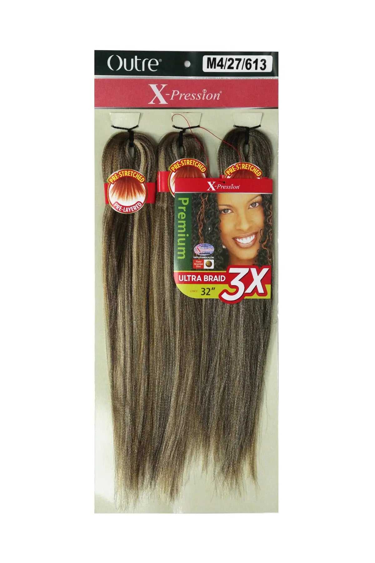 OUTRE 3X X-PRESSION PRE-STRETCHED ULTRA BRAID 32"