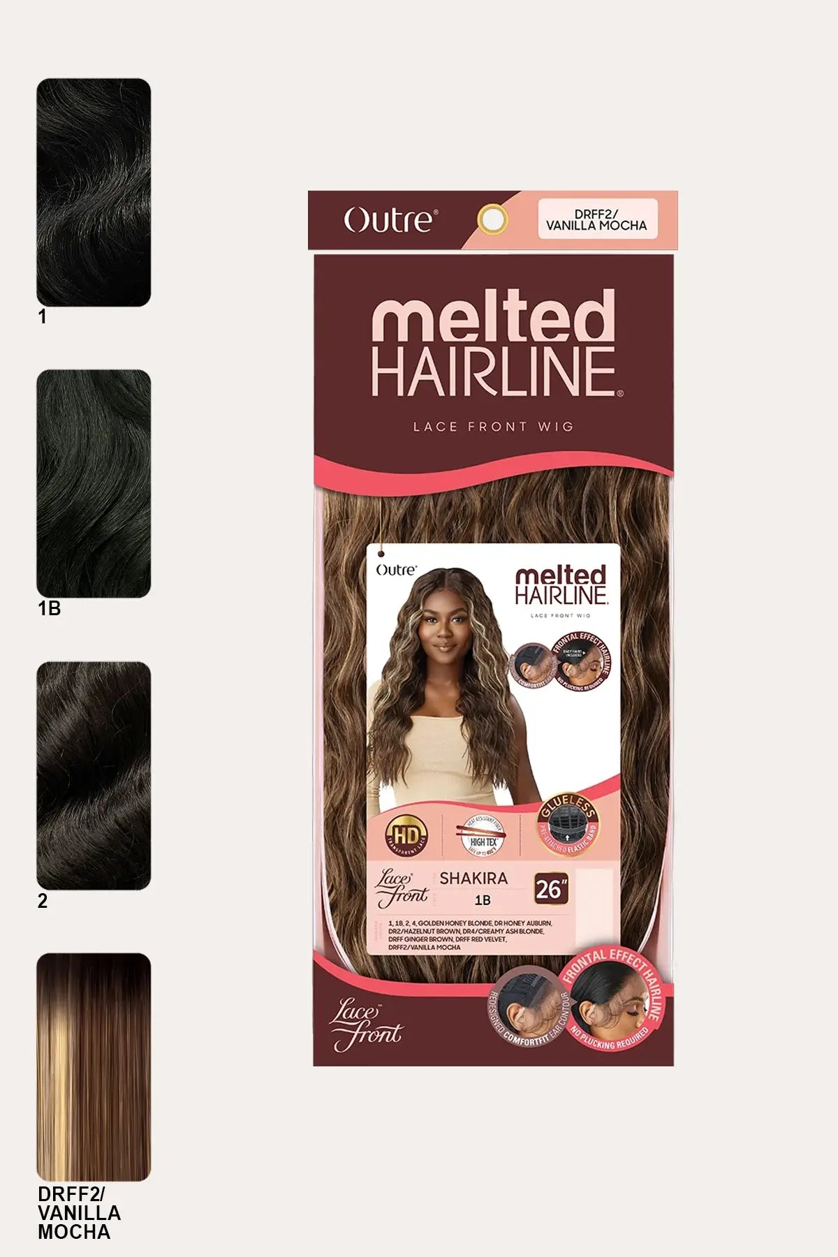 OUTRE MELTED HAIRLINE LACE FRONT WIG - SHAKIRA OUTRE
