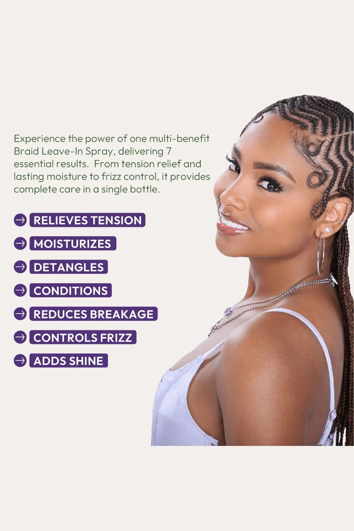 ORS OLIVE OIL BRAIDZONE 7-IN-1 BRAID LEAVE IN SPRAY 8oz ORS