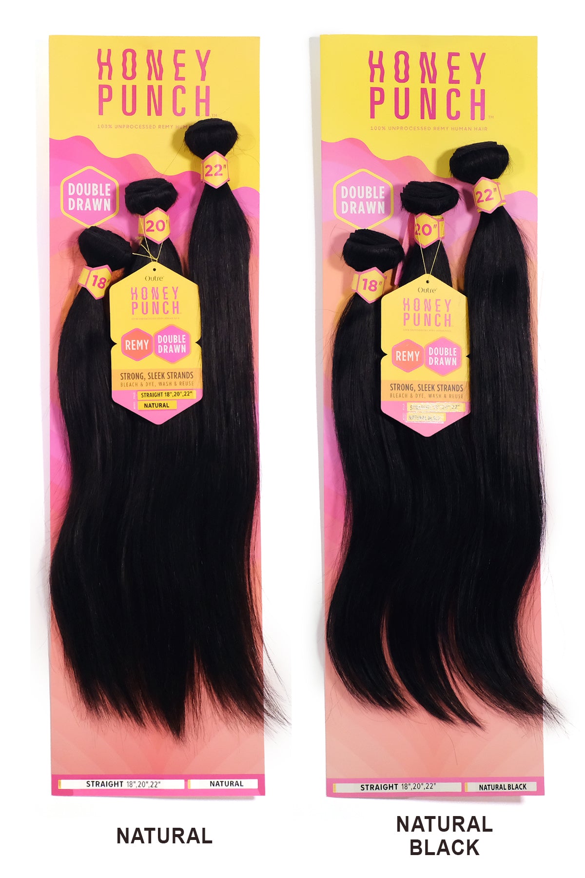 OUTRE HONEY PUNCH UNPROCESSED HUMAN HAIR - STRAIGHT MULTI