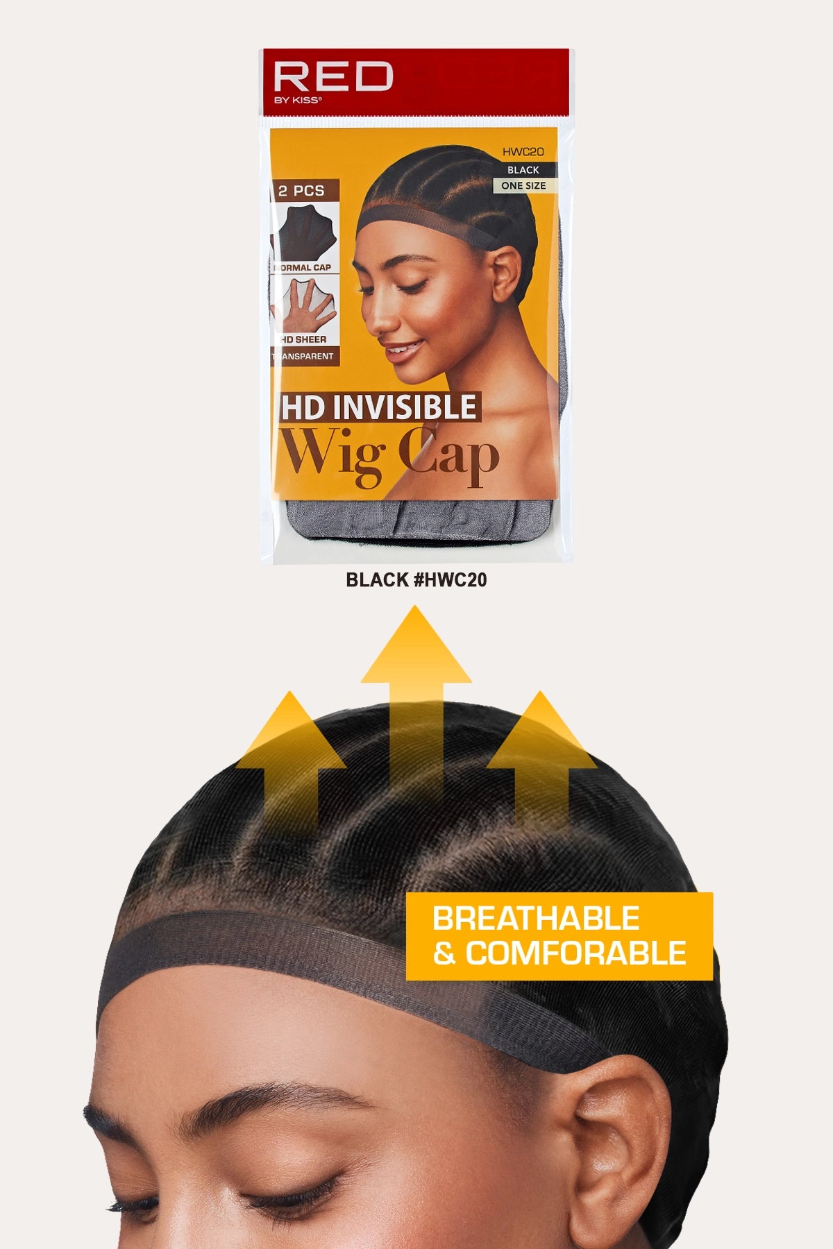 RED BY KISS HD INVISIBLE WIG CAP