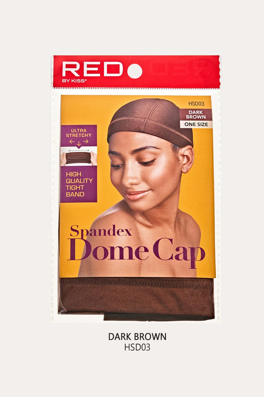 RED SPANDEX DOME CAP RED BY KISS