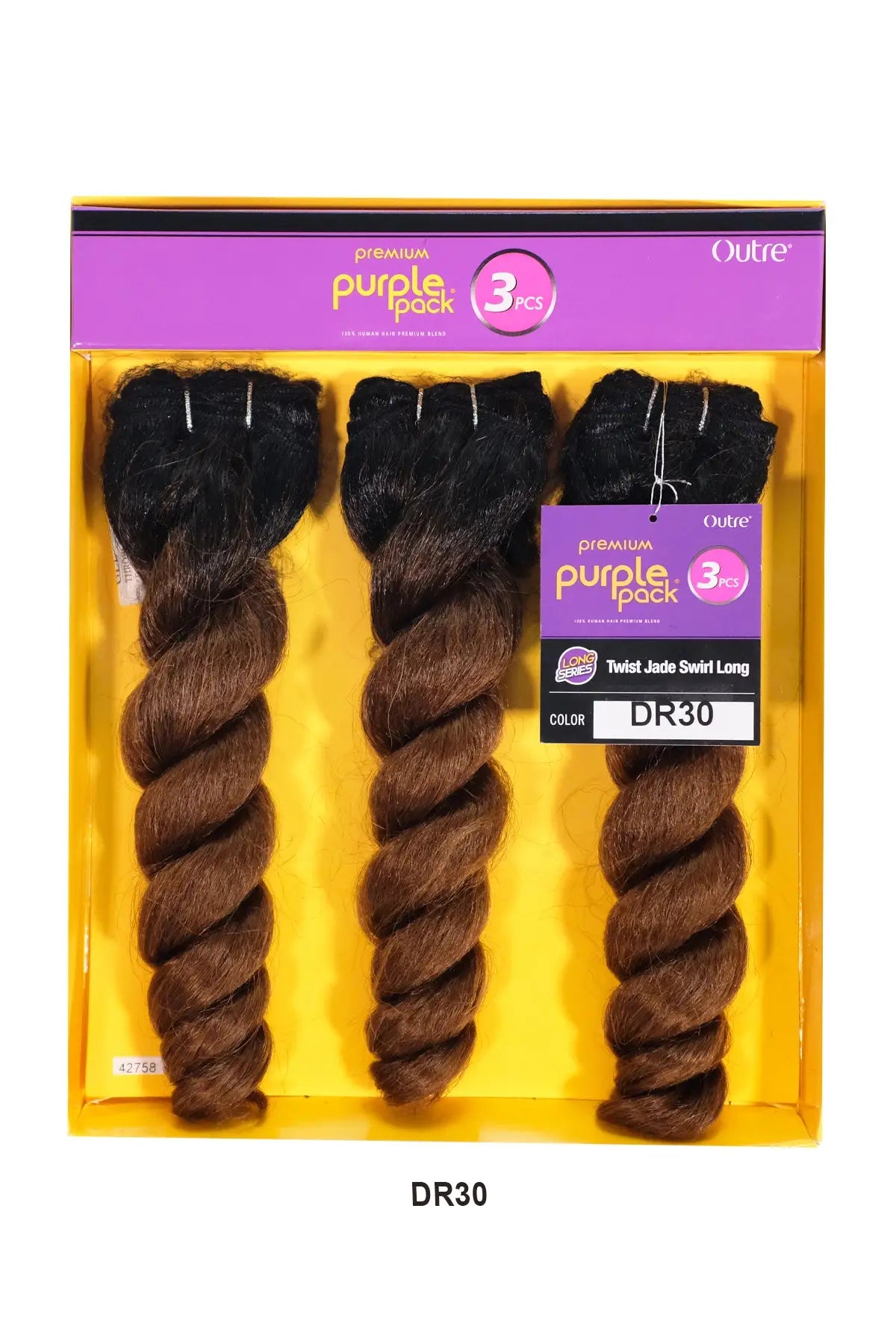 OUTRE PURPLE PACK 3PCS -  TWIST JADE SWIRL LONG OUTRE