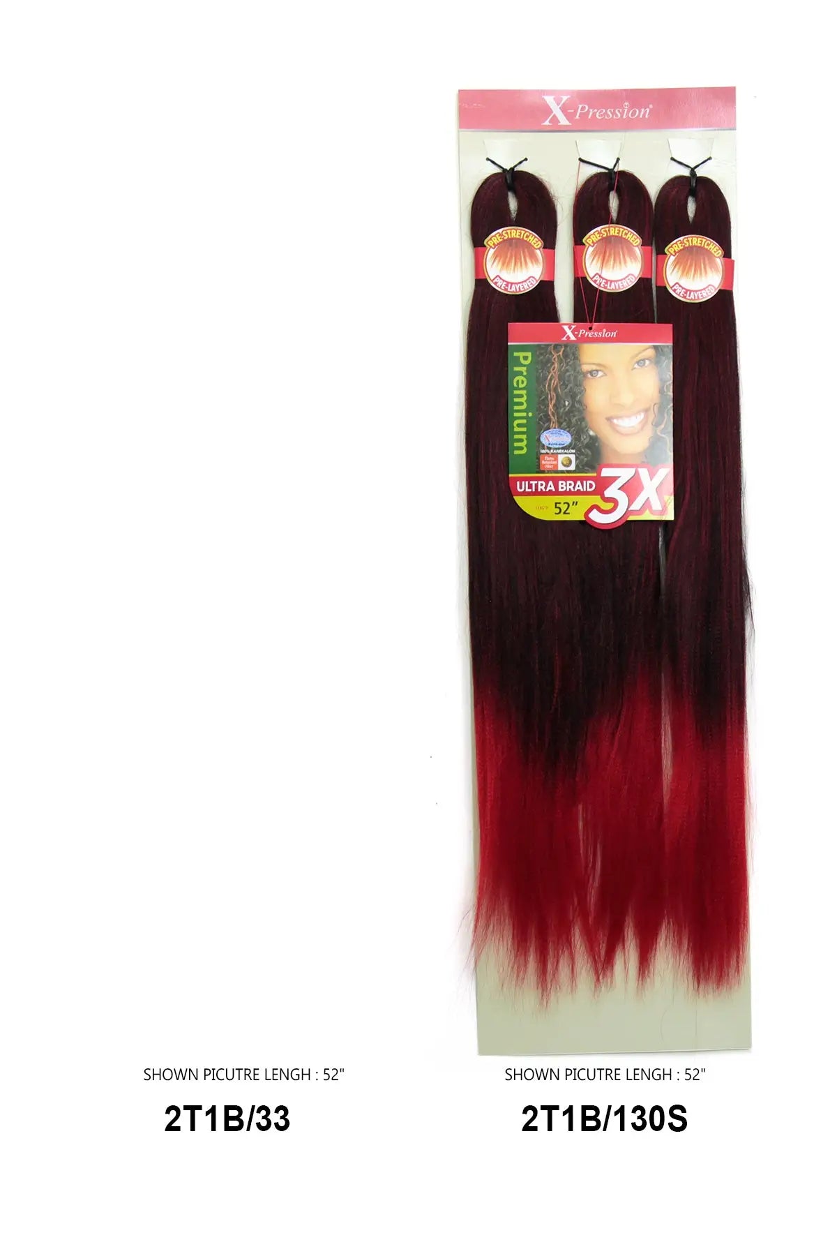 OUTRE 3X X-PRESSION PRE-STRETCHED ULTRA BRAID 52" OUTRE