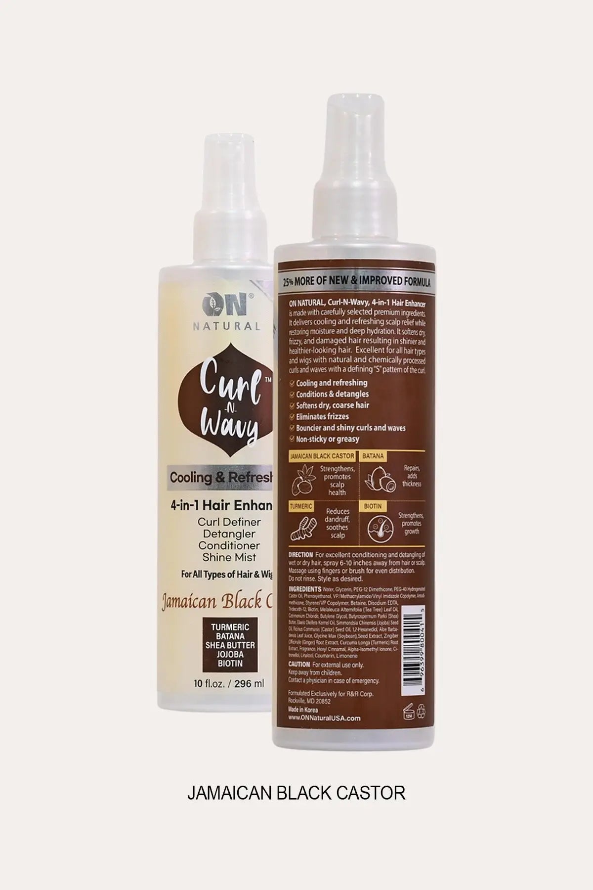 ON NATURAL 4 IN 1 HAIR ENHANCER 10oz ON NATURAL
