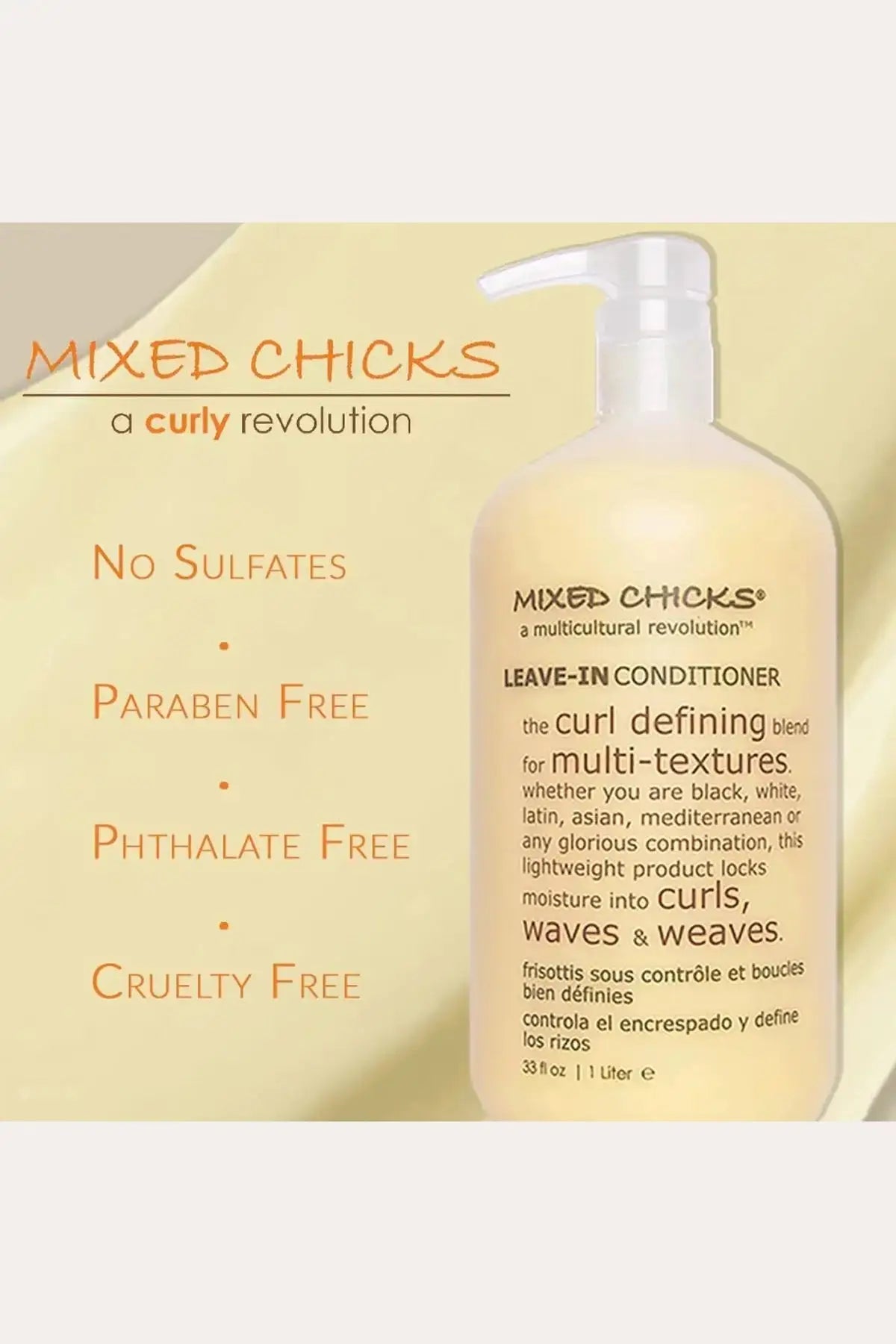 MIXED CHICKS LEAVE-IN CONDITIONER (2oz/10oz/33oz) MIXED CHICKS
