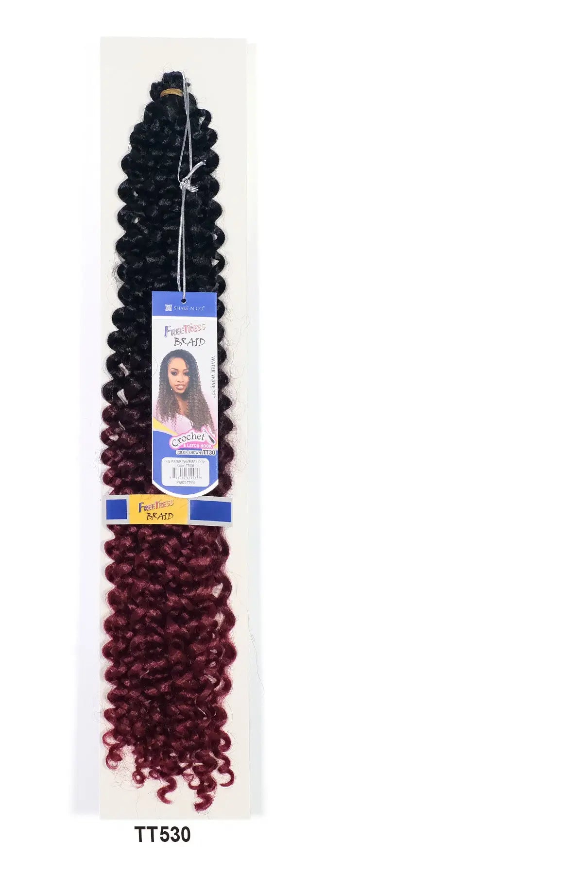 SHAKE N GO FREETRESS CROCHET BRAID  WATER WAVE 22" SHAKE N GO